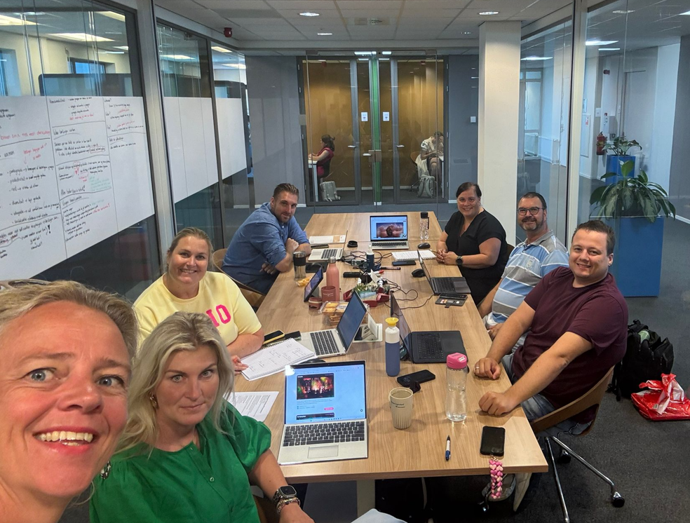 Een warme dag vol inzet!